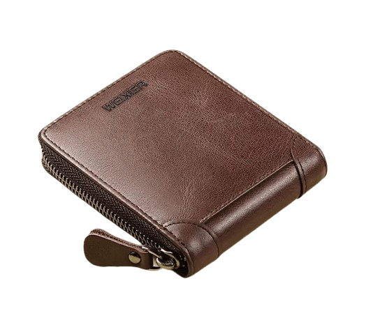 Buy Premium leather RFID Protection n Zipper Wallet for men's - Univercell