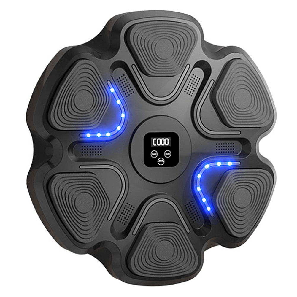 Music Boxing Machine Wall-Mounted Bluetooth Punching Trainer + Gloves with LED - Univercell