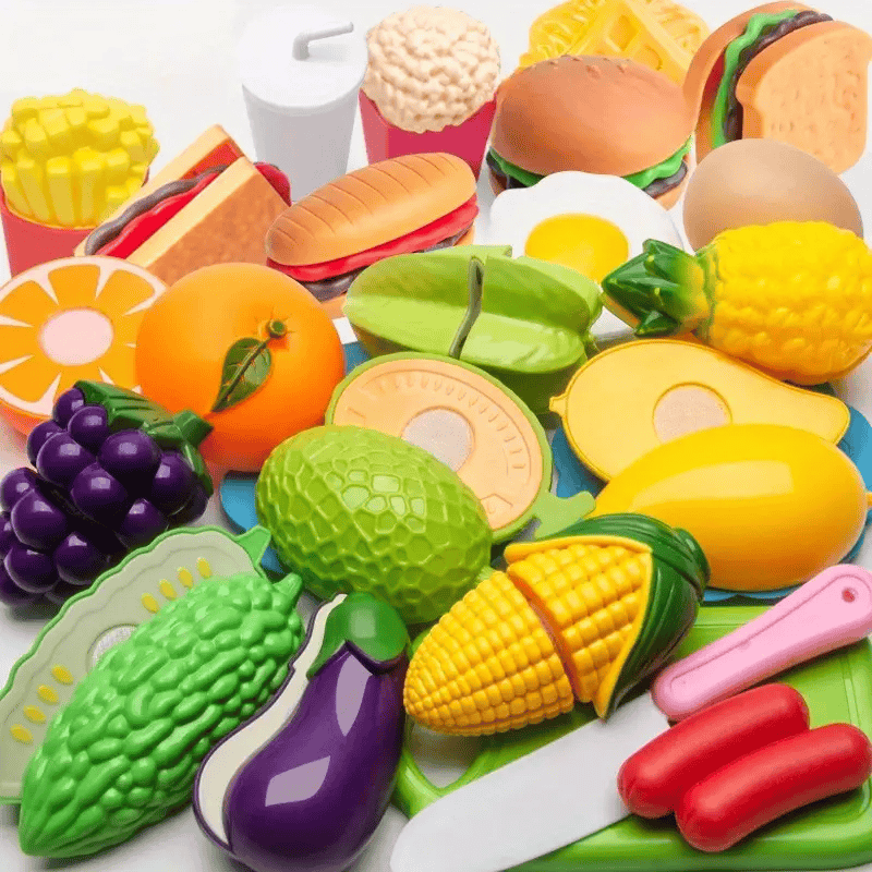 New 17pc Mini Kitchen Fruit Set Toys for Kids - Univercell