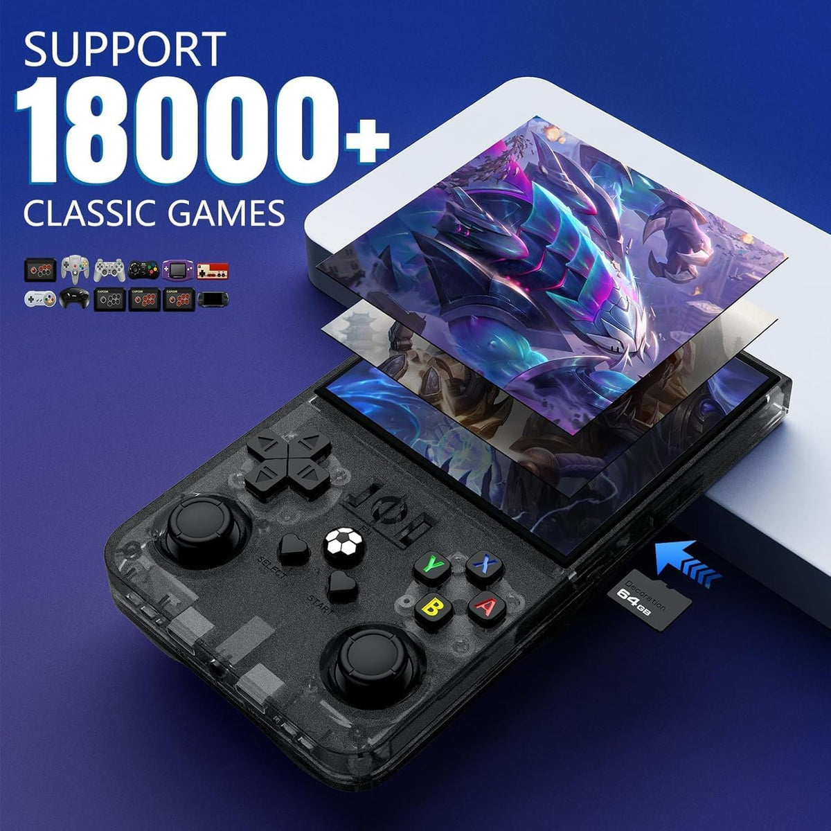 Brand New R36 Max Handheld Game Console β 64GB | 18,000+ Games - Univercell