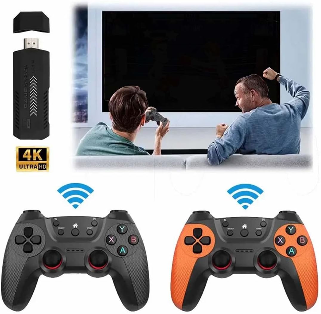 X2 Ultra 4K Retro Game Stick 37000+ Games 2x Controller - Univercell
