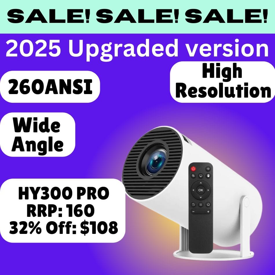 HY300 PRO Andriod Smart Projector - Univercell