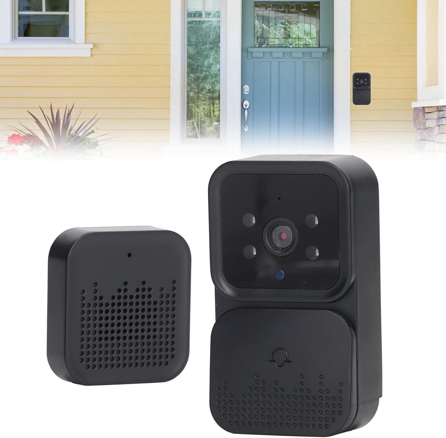 Home CCTV Mini Door Bell Camera Wifi Smart CCTV App Controll Camera - Univercell