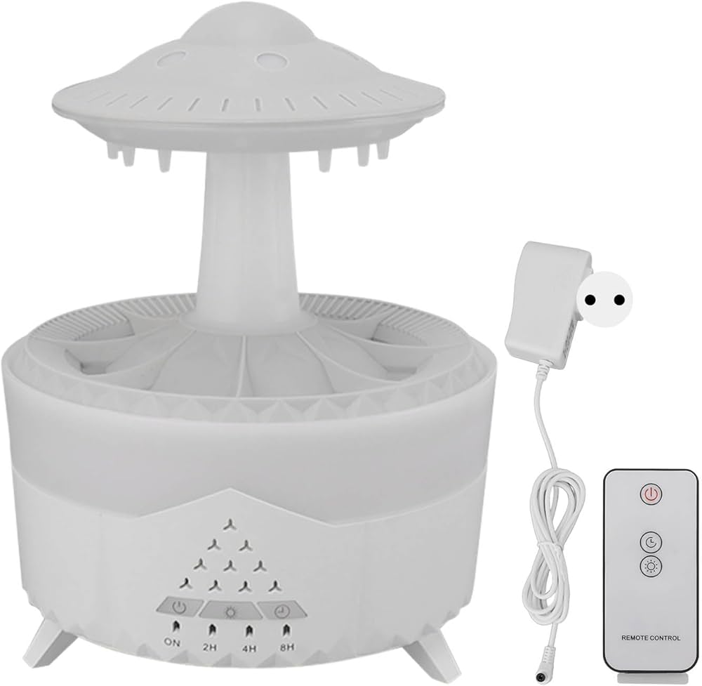 UFO Rain Drop 350ml Aromatherapy Humidifier Essential Oil Diffuser - Univercell