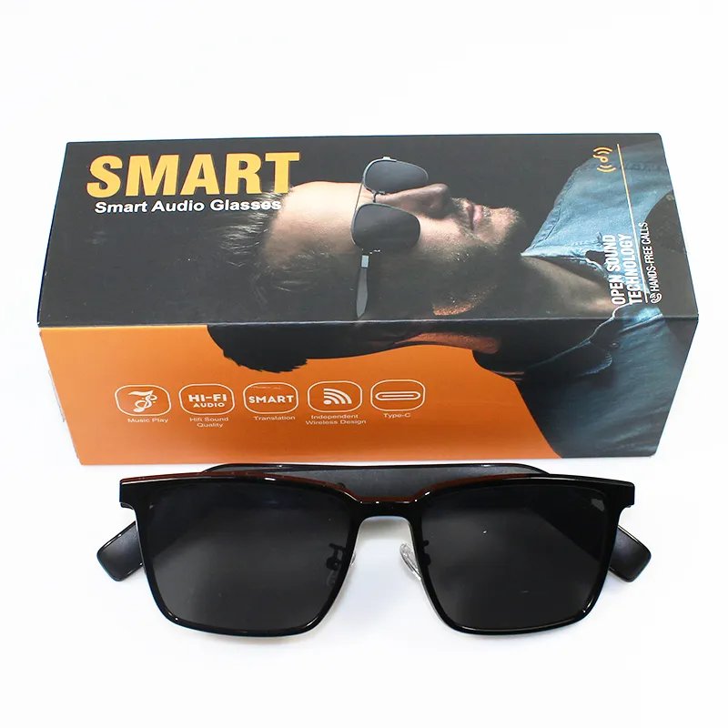 AI Smart Bluetooth Glass with Music Speaker, UV Protection - For Travel & Business - Univercell
