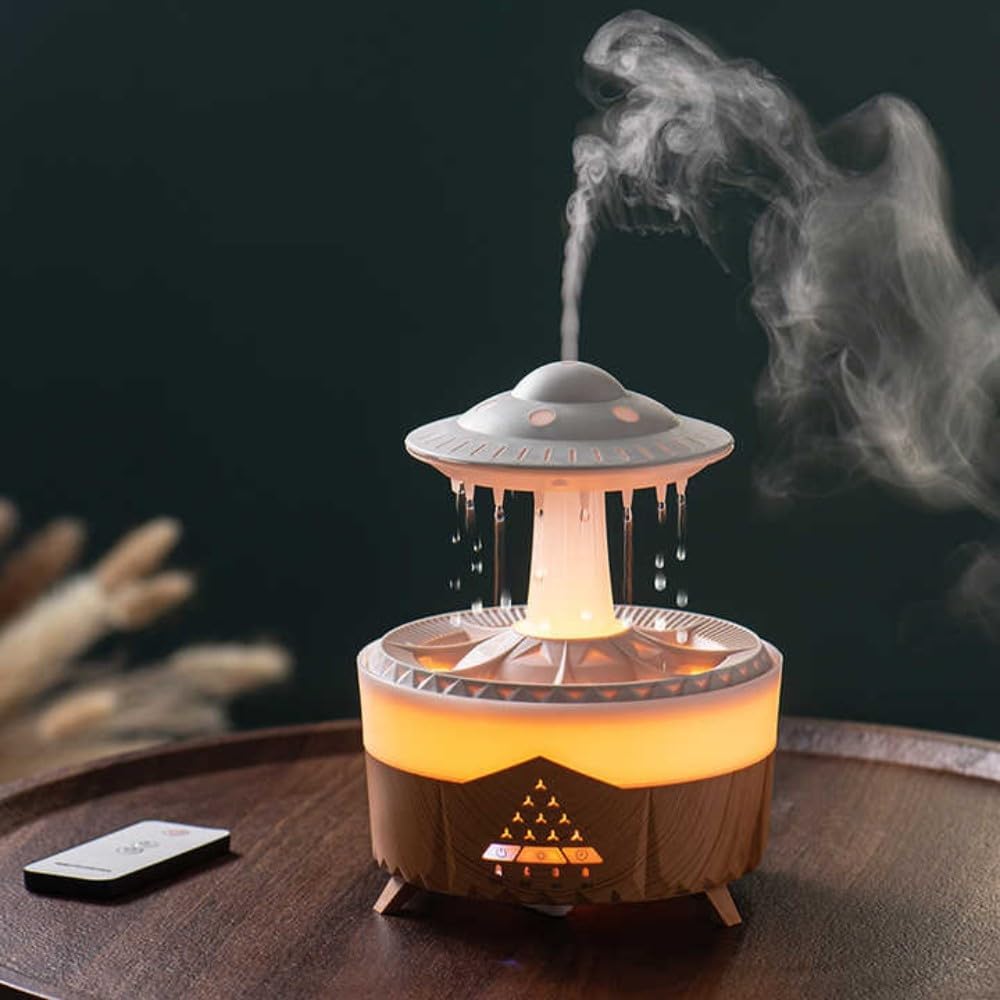 UFO Rain Drop 350ml Aromatherapy Humidifier Essential Oil Diffuser - Univercell