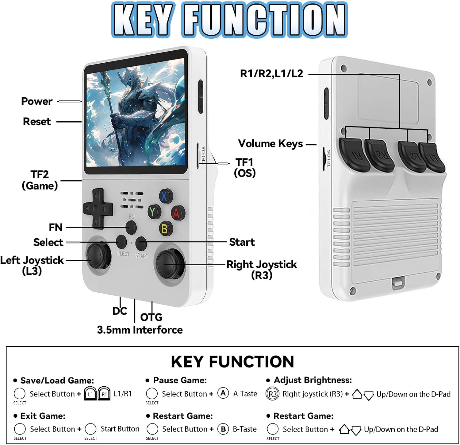 R36S Game 15K - White - Univercell