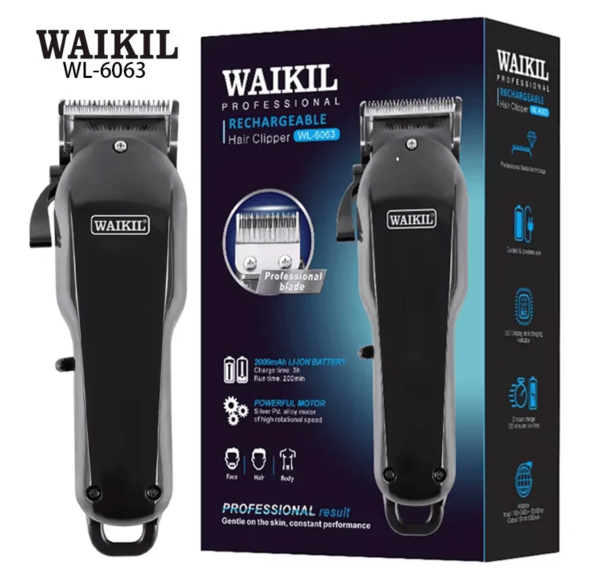 WAIKIL High-Power Hair Clipper Rechargeable Barber Trimmer - Univercell