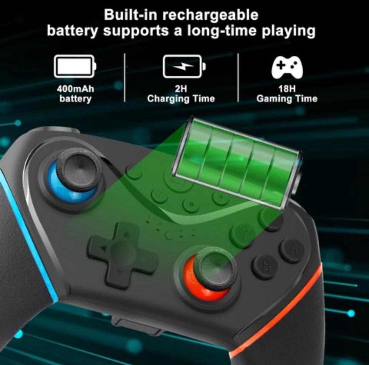 ๐ฎ Wireless Gaming Controller with Turbo & Bluetooth-Black - Univercell