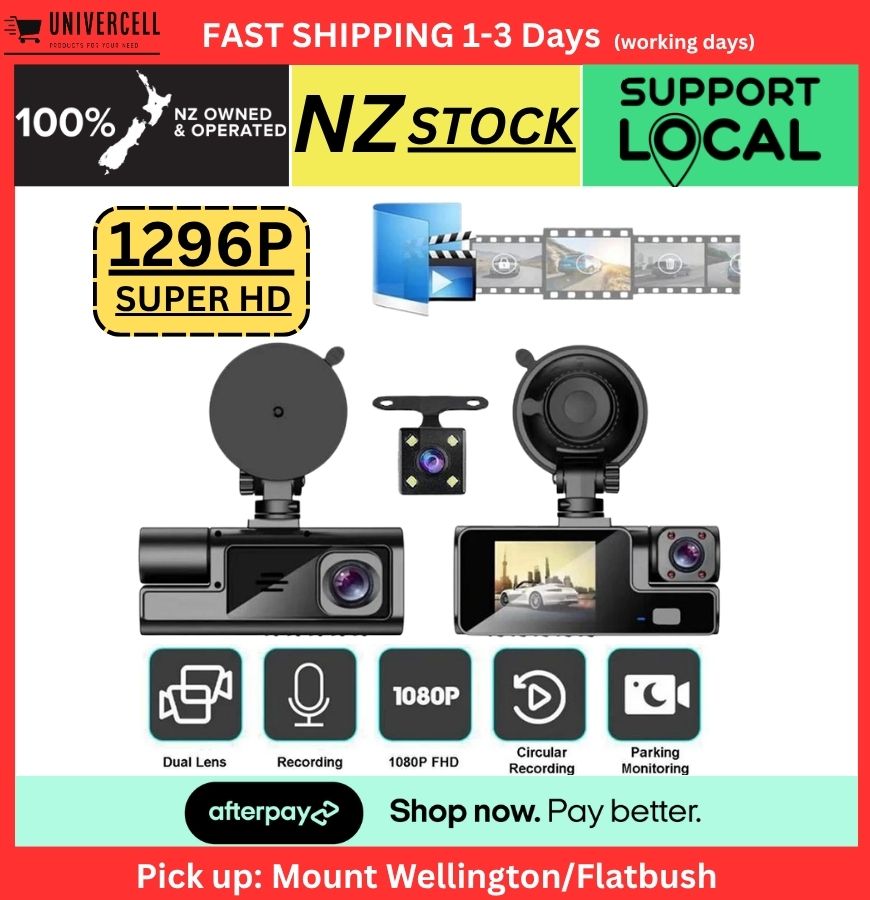 Smart Dash Cam with App Control & Real-Time Viewing for Safe Driving - Univercell