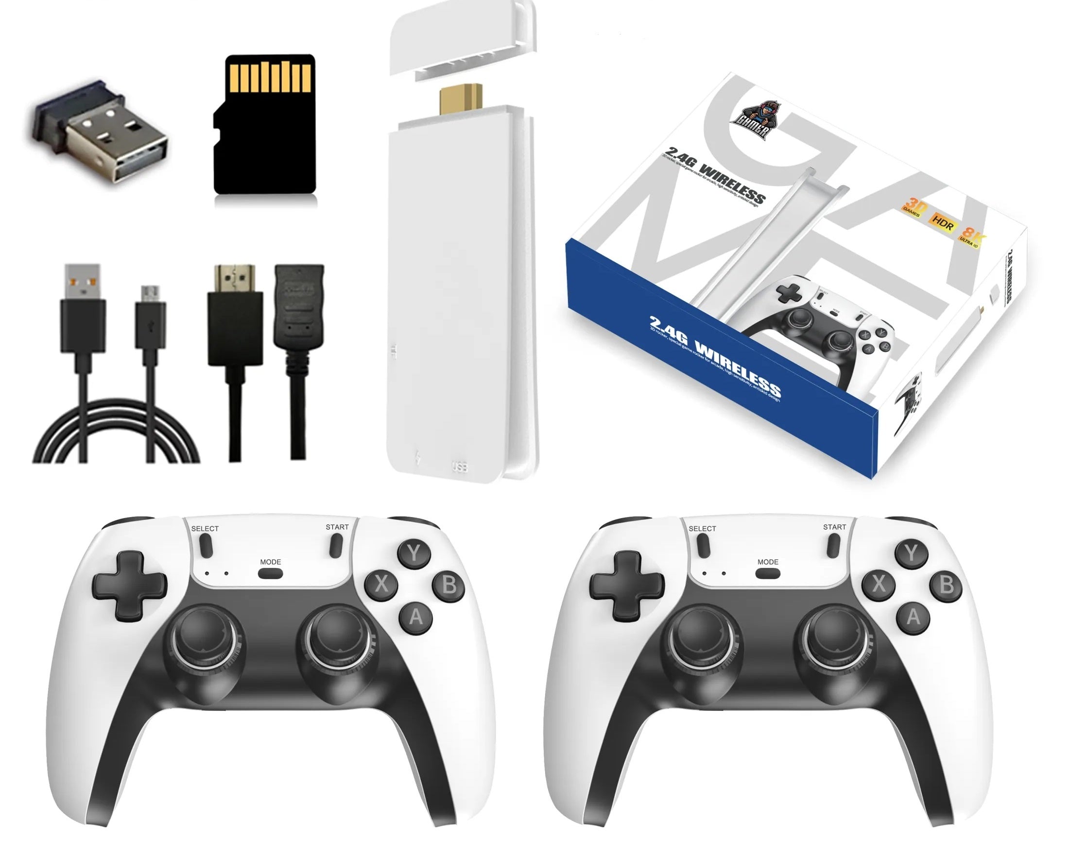 M15 20K Games 64Gb + 2x Controllers - Univercell