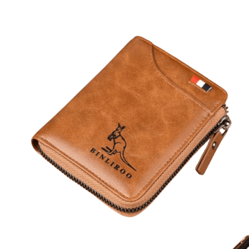 Men's Leather Wallet RFID Blocking, Credit card holder and Zipper Wallet for Men's - Univercell