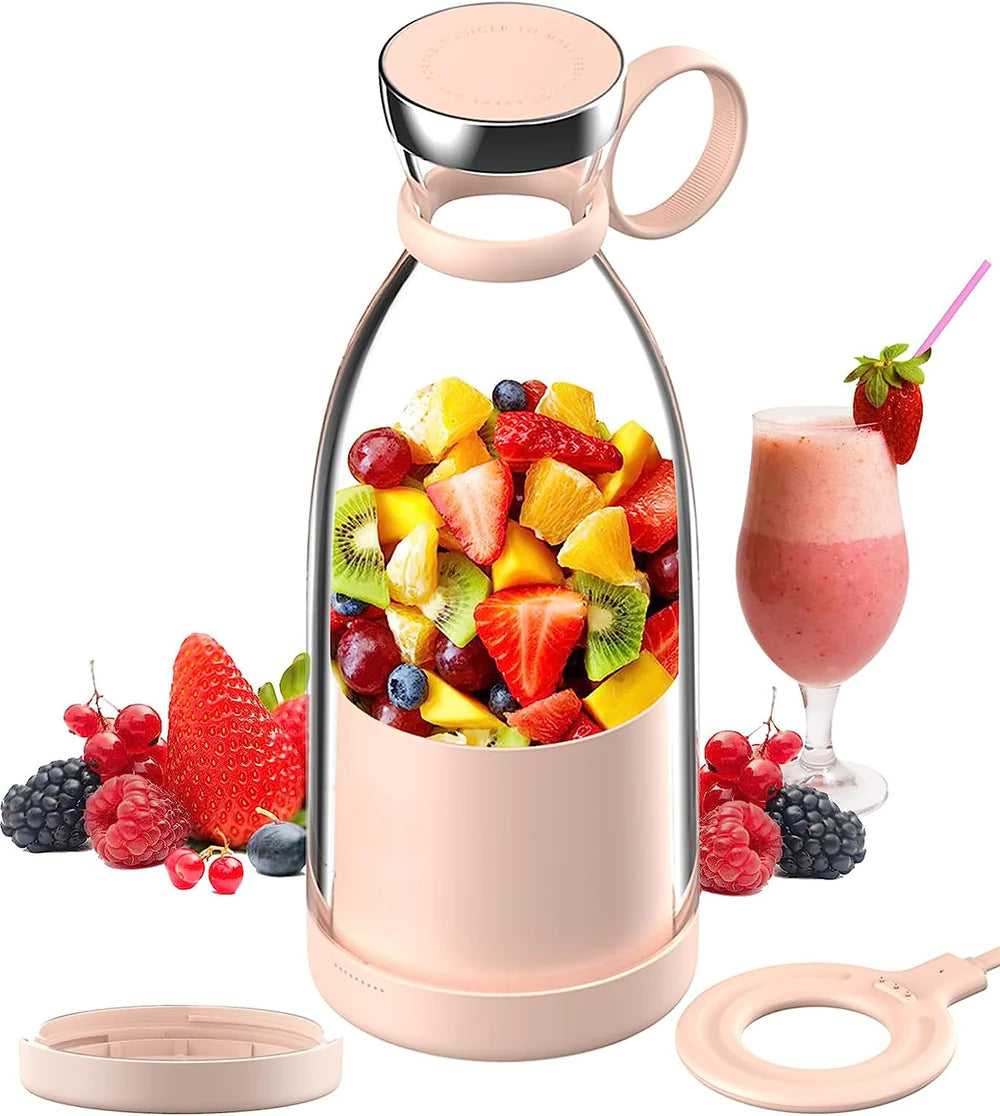 Blender Smoothie Makers, 350ml Portable Mixer Mini Personal Mixer Fresh Juice Mixer 1400mah - Univercell