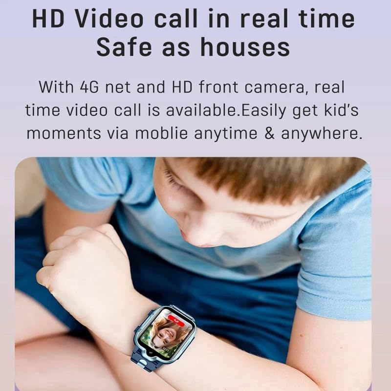 K15 Kids 4G Smartwatch Phone with GPS, Video Call & SOS – Waterproof Touchscreen Tracker - Univercell