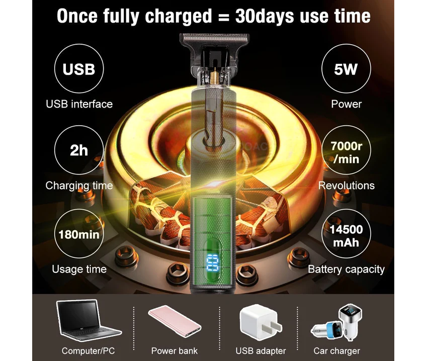 New Vintage T9 Multigrooming hair trimmer for Barber shop - Univercell