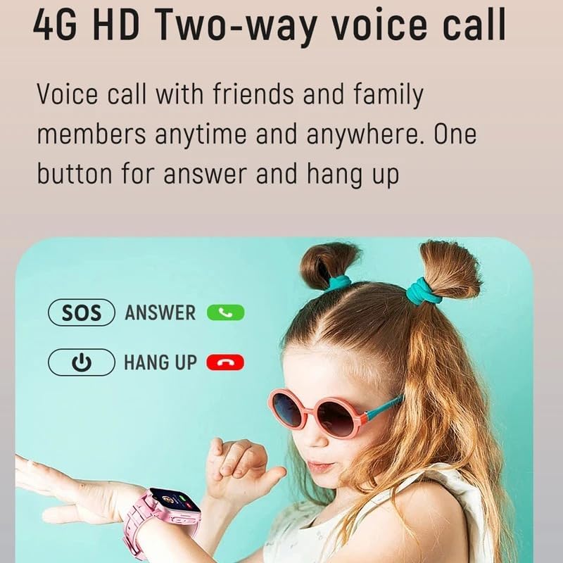 K15 Kids 4G Smartwatch Phone with GPS, Video Call & SOS – Waterproof Touchscreen Tracker - Univercell