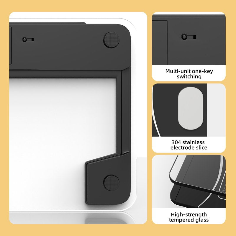 Smart Bluetooth Digital Scale – 500lb Body Weight Muscle Mass Monitor with App - Univercell