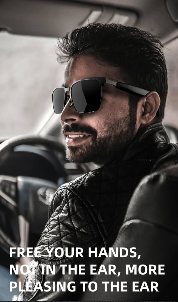 AI Smart Bluetooth Glass with Music Speaker, UV Protection - For Travel & Business - Univercell