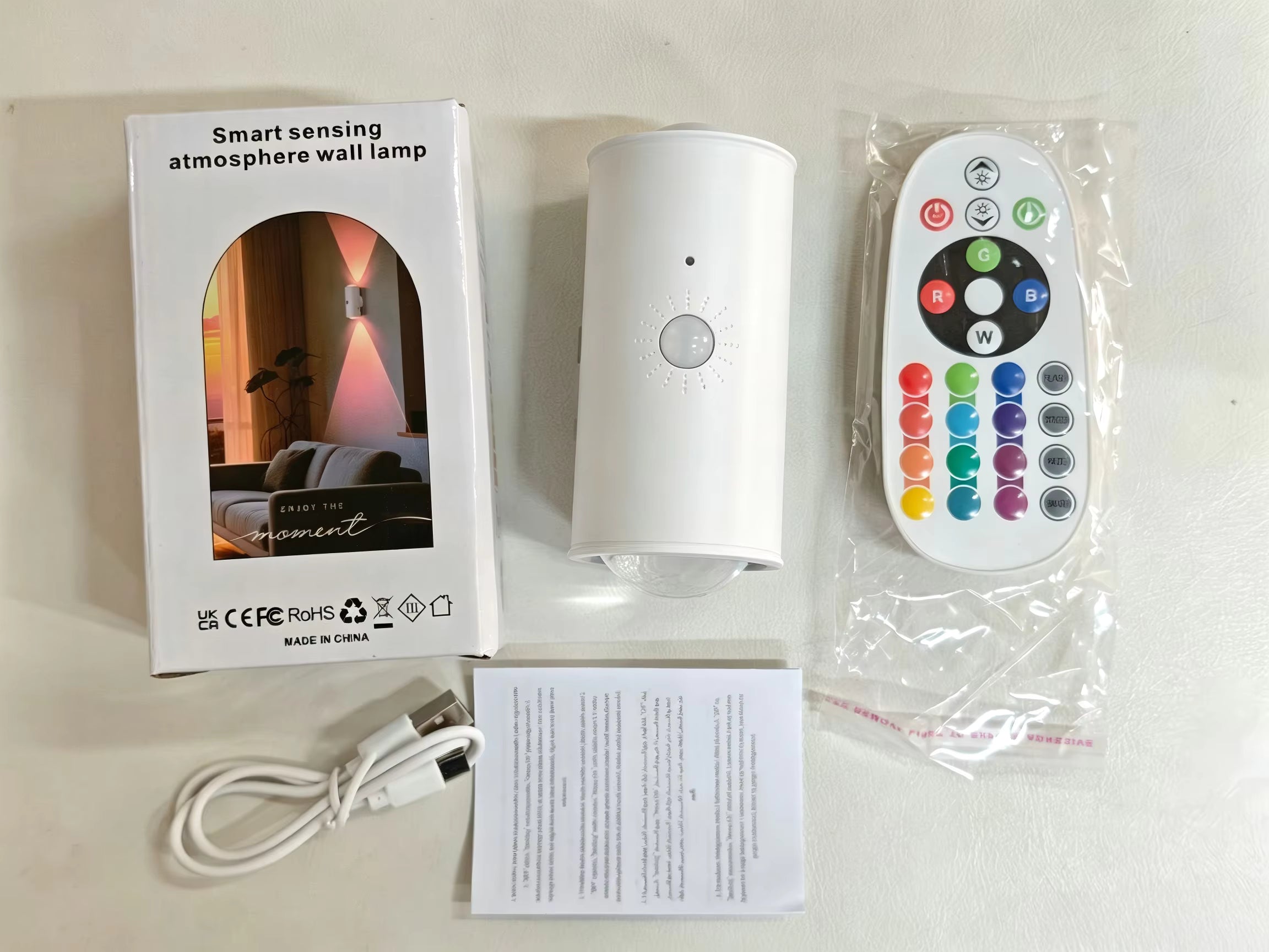 Smart Sensing RGB Atmosphere Wall Lamp – Motion Sensor Night Light