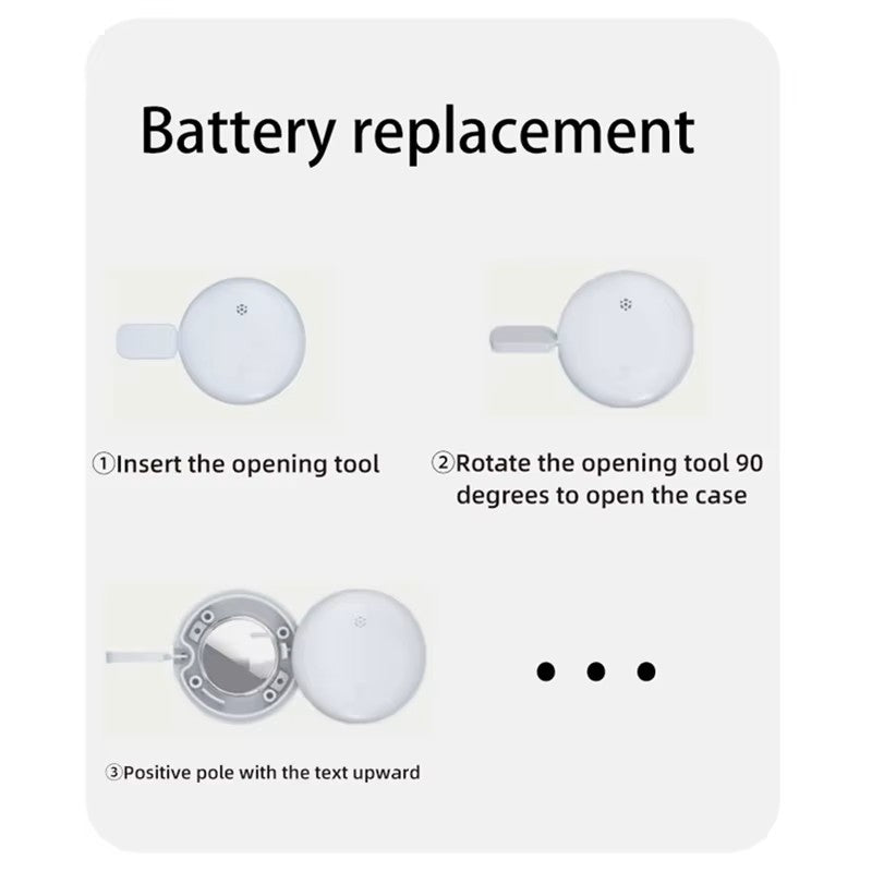 Apple Find My Compatible Wireless Smart Tracker Tag for Keys, Bags & Pets