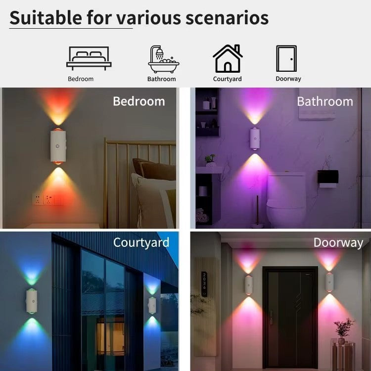 Smart Sensing RGB Atmosphere Wall Lamp – Motion Sensor Night Light