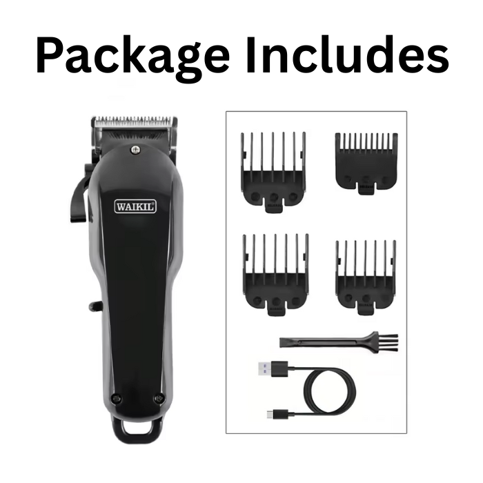 WAIKIL High-Power Hair Clipper Rechargeable Barber Trimmer - Univercell
