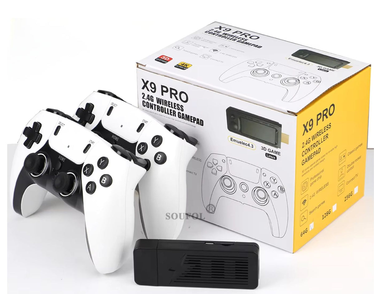 X9 PRO 37K Games 64Gb + 2x Controllers