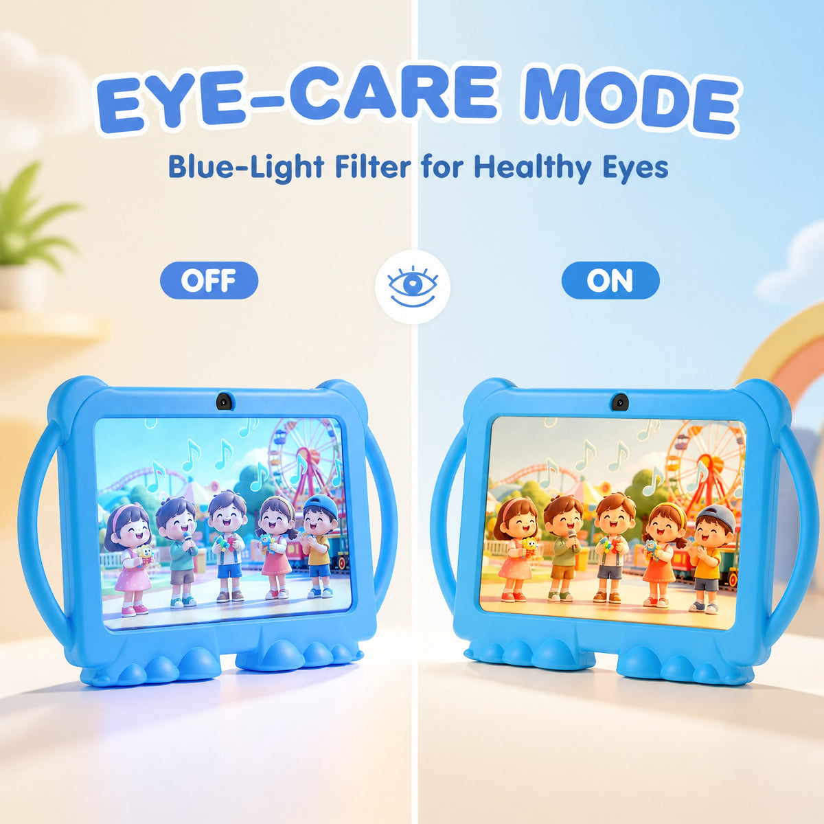 Most Trending 7" Kids Android Tablet 32GB IPS Screen With Protective Case Android 12