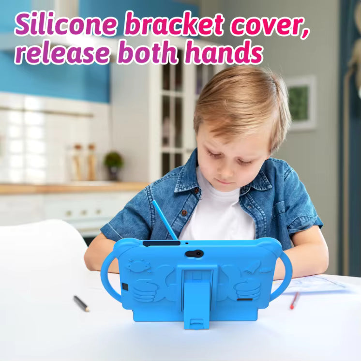 Most Trending 7" Kids Android Tablet 32GB IPS Screen With Protective Case Android 12