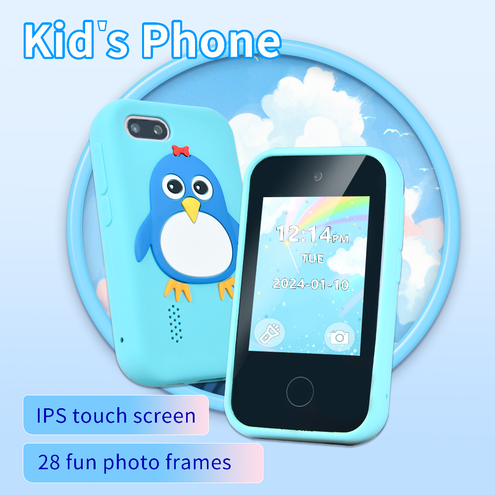 Kids Educational Toy Phone with Touchscreen, Games, Music & Parental Control - Univercell