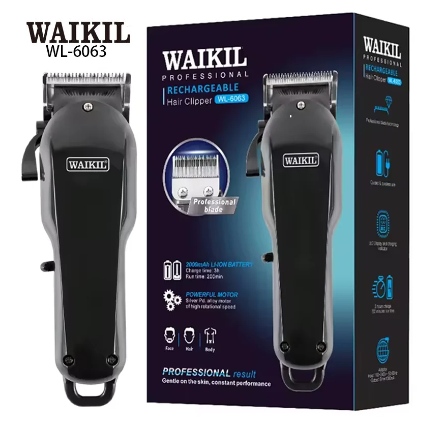 WAIKIL High-Power Hair Clipper Rechargeable Barber Trimmer - Univercell