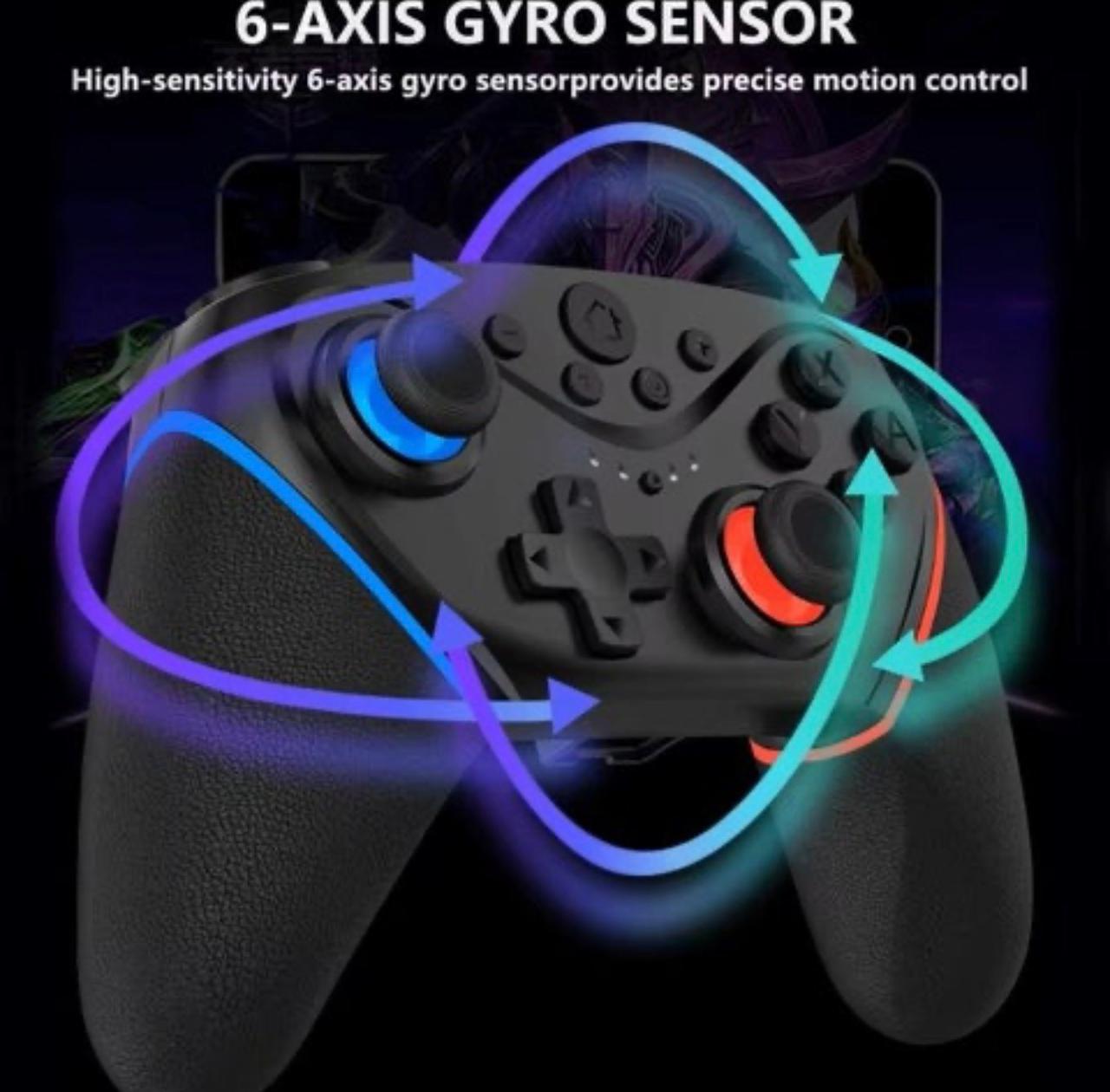 🎮 Wireless Gaming Controller with Turbo & Bluetooth-Black - Univercell