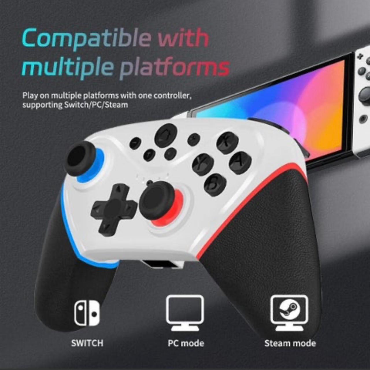🎮 Wireless Gaming Controller with Turbo & Bluetooth-White - Univercell