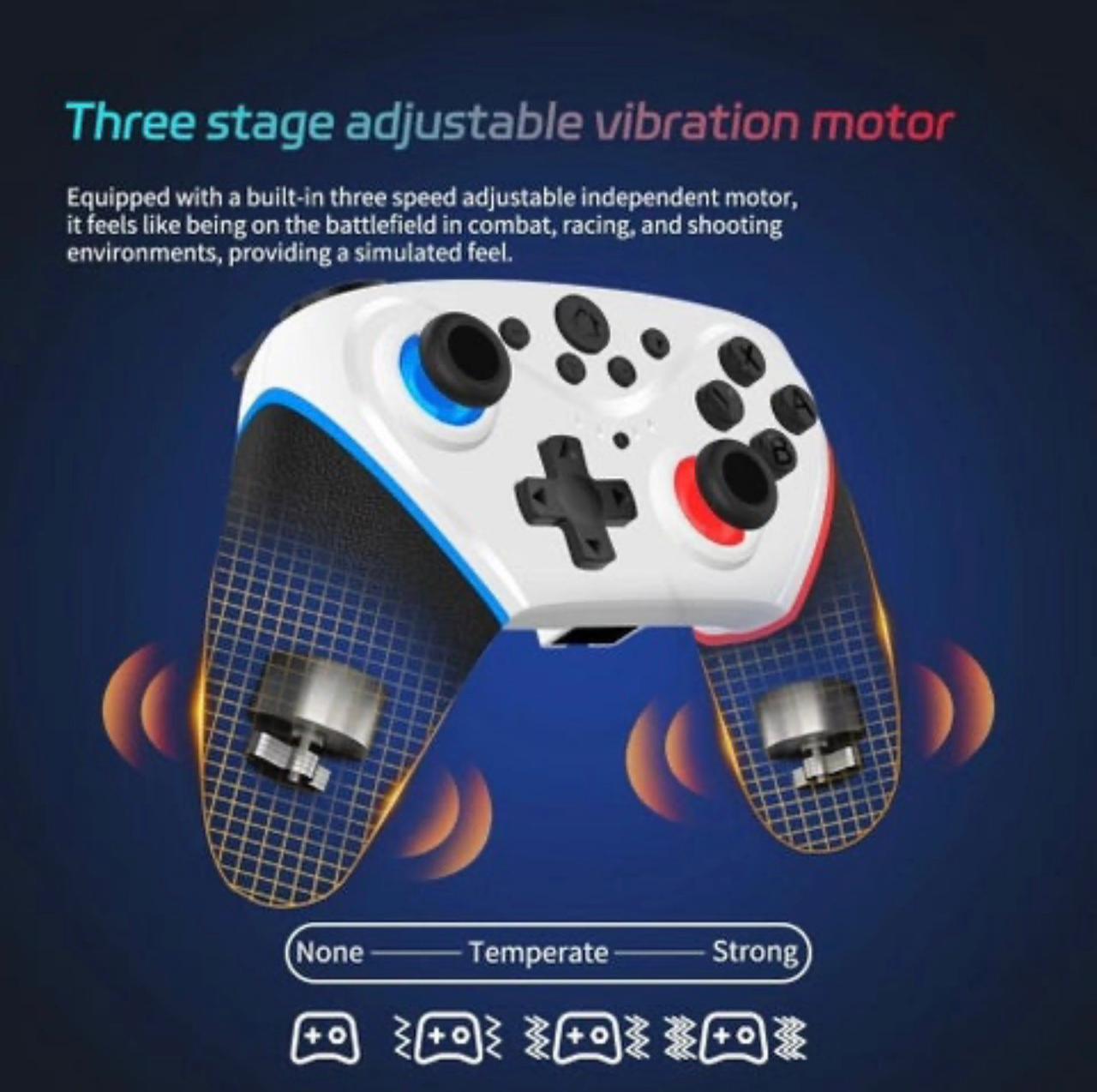 🎮 Wireless Gaming Controller with Turbo & Bluetooth-White - Univercell