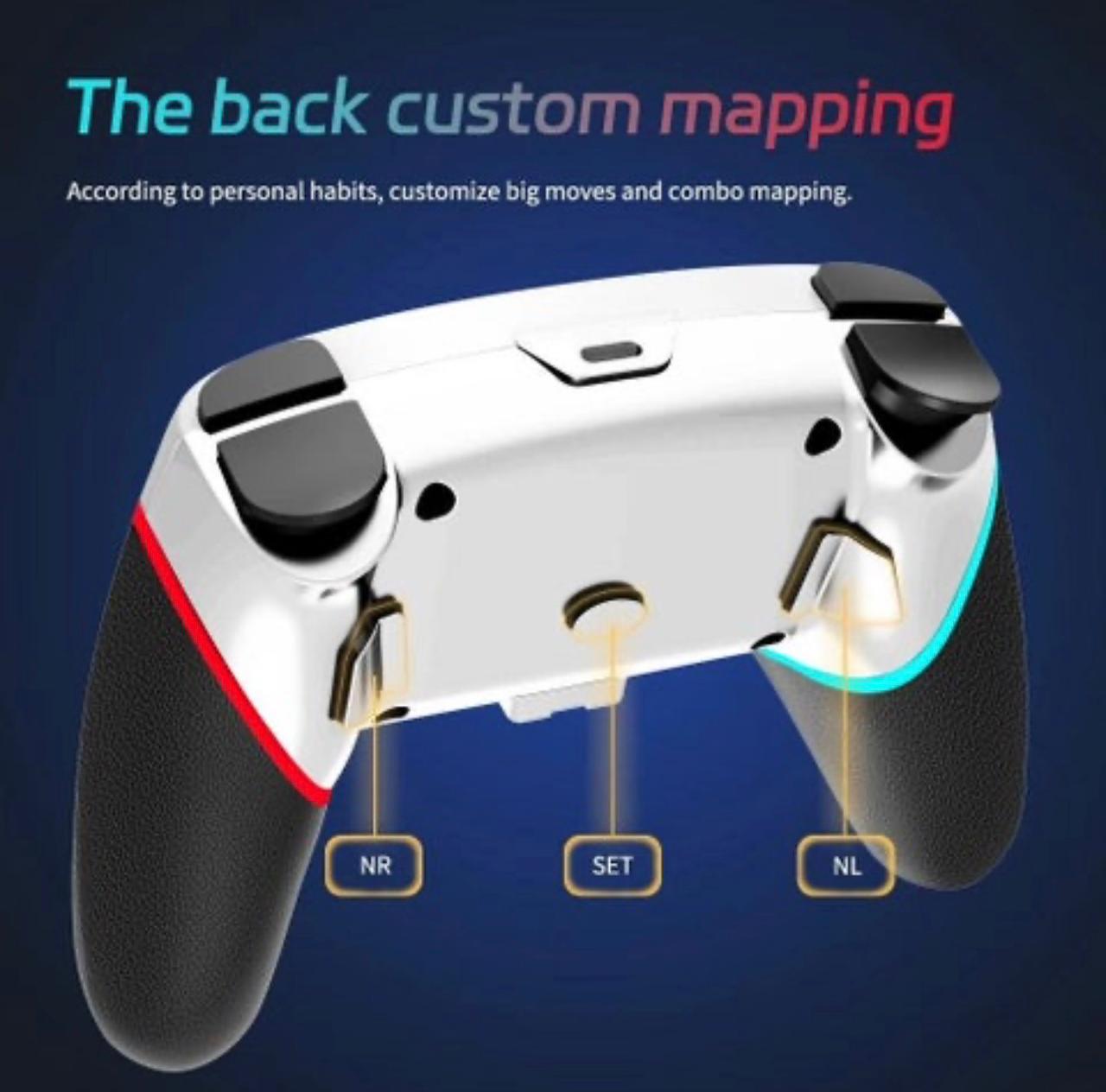 🎮 Wireless Gaming Controller with Turbo & Bluetooth-White - Univercell