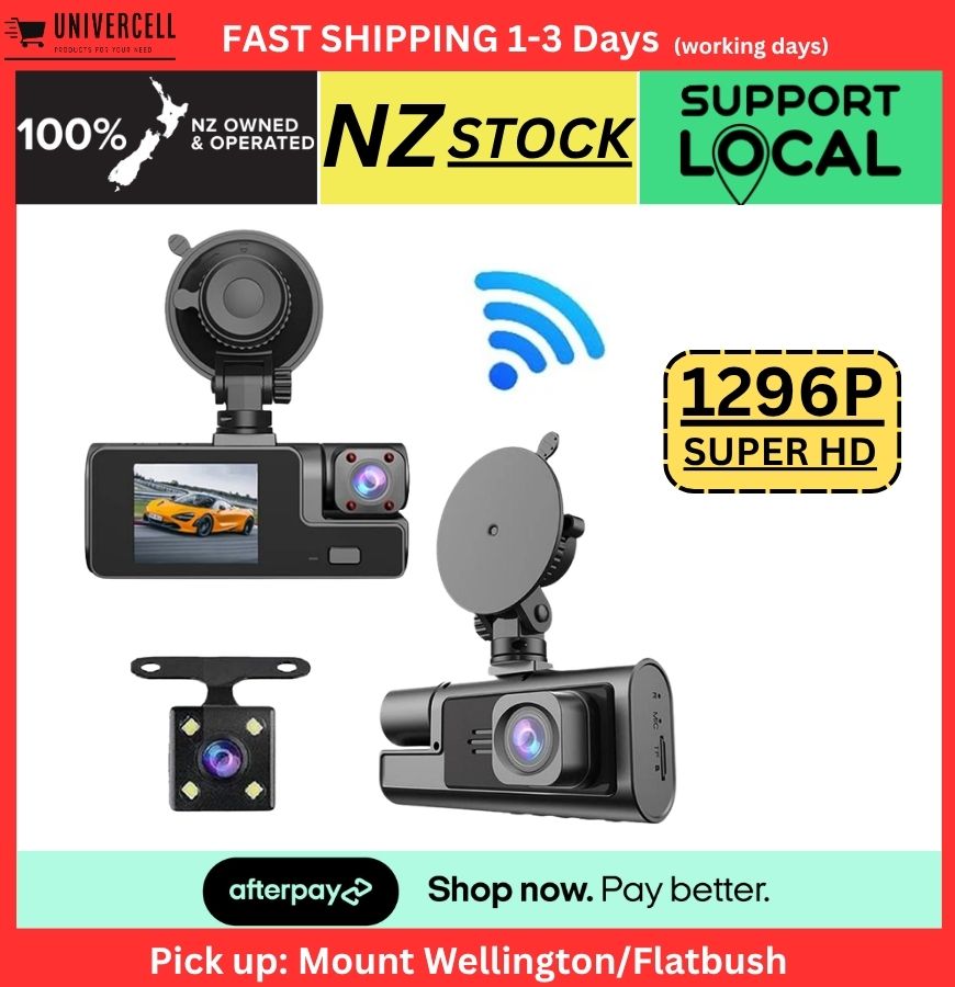 Smart Dash Cam with App Control & Real-Time Viewing for Safe Driving - Univercell