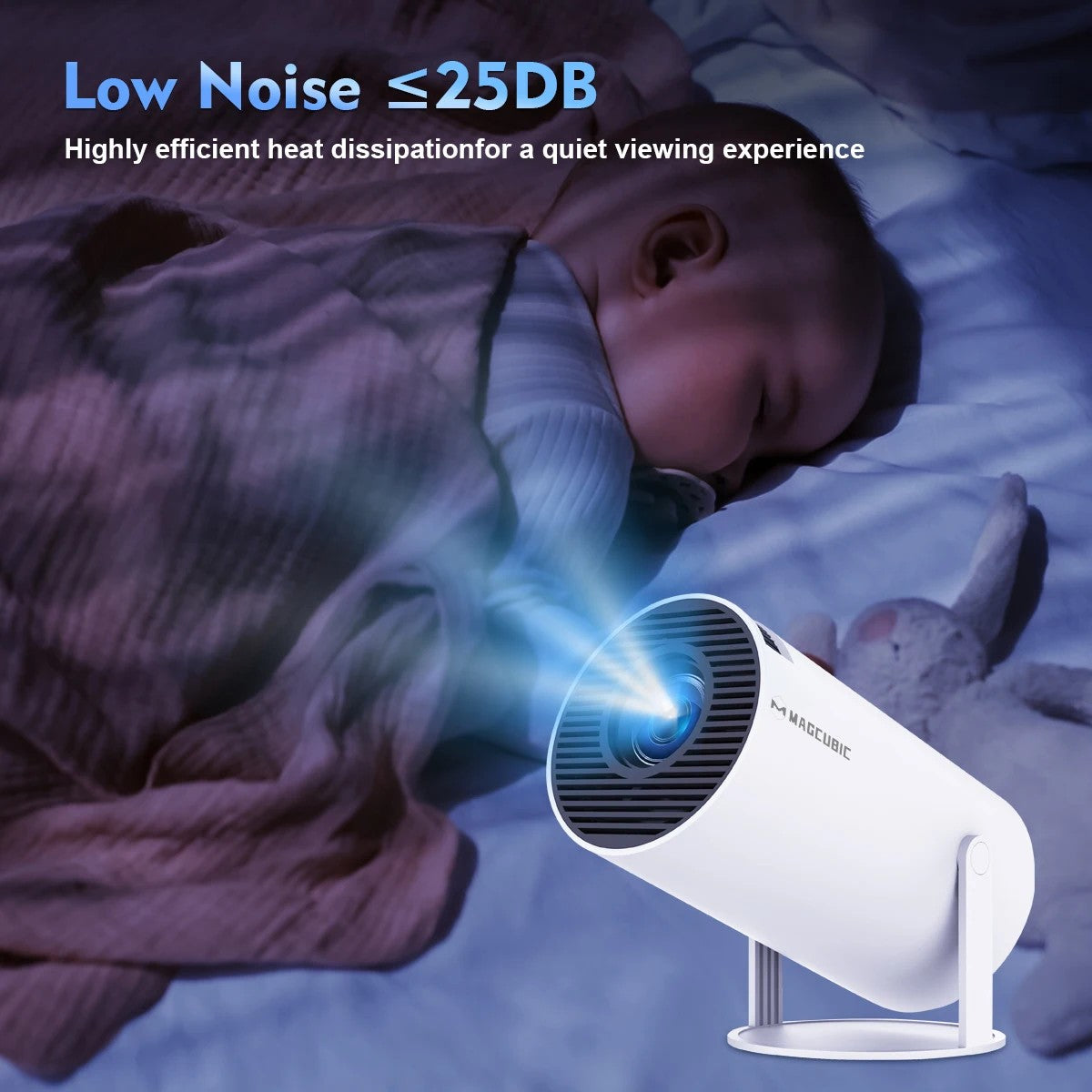 The 2026 New Portable Magcubic HY300 Pro Android 14 Mini Projector – 290 ANSI,8K HD - Univercell