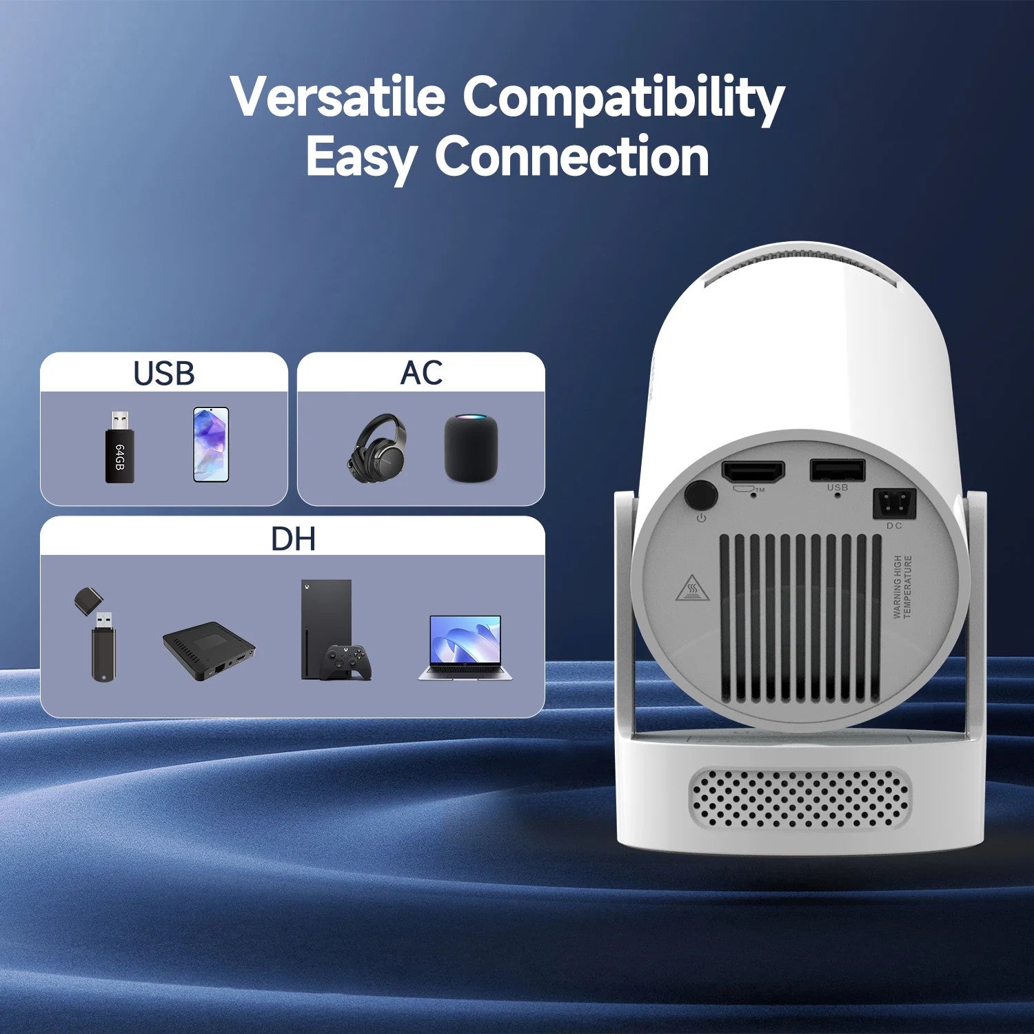 New 2026 Upgraded Magcubic  8K HY300 Pro+, Projector 290 ANSI Android 14, 40% Higher Brightness