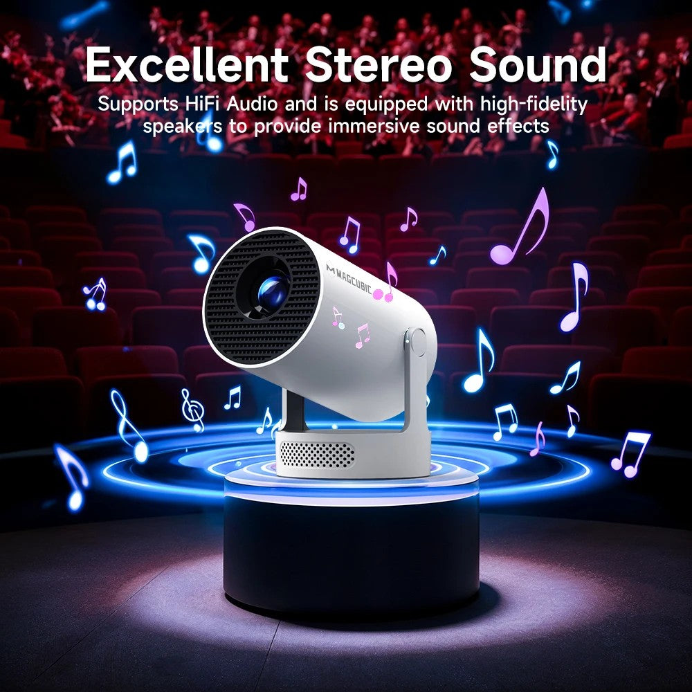 New 2026 Upgraded Magcubic  8K HY300 Pro+, Projector 290 ANSI Android 14, 40% Higher Brightness