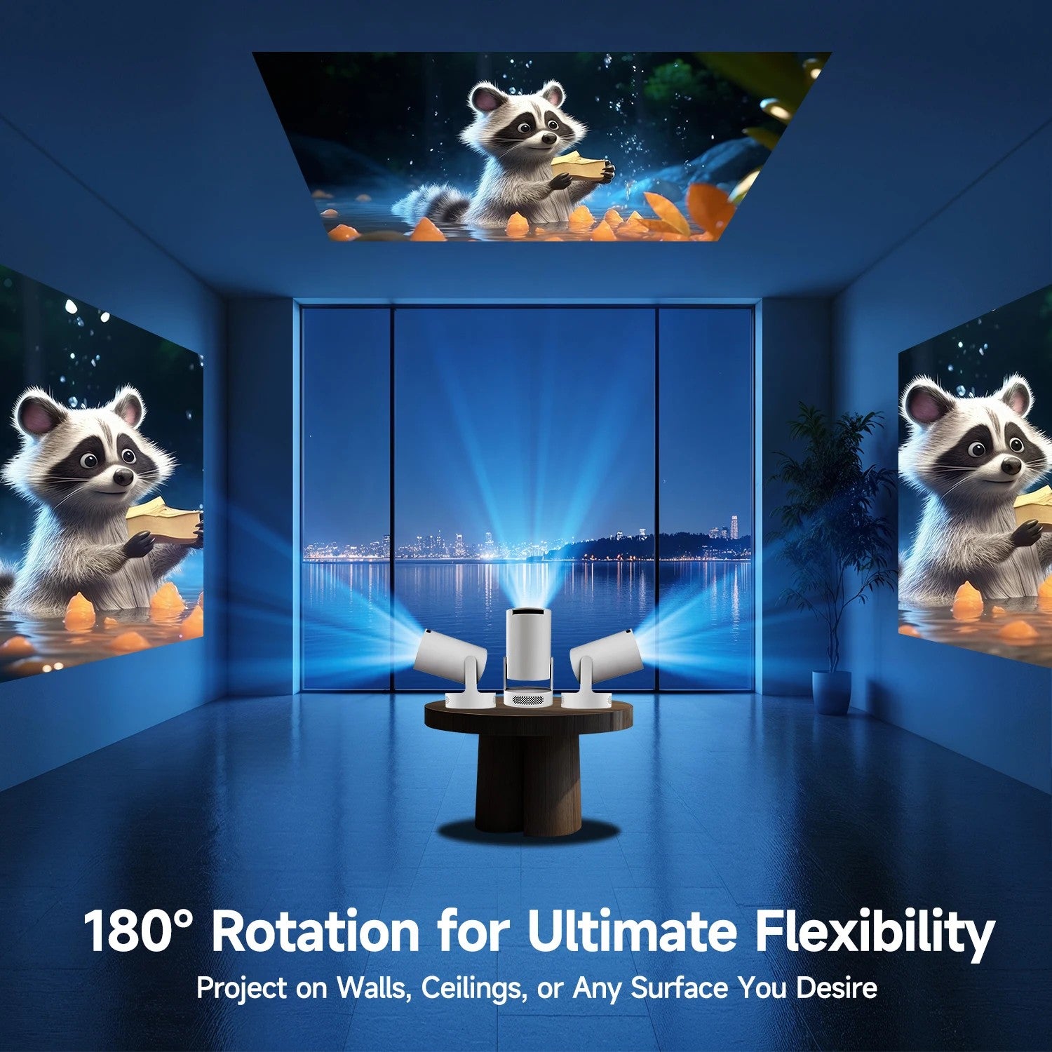 New 2026 Upgraded Magcubic  8K HY300 Pro+, Projector 290 ANSI Android 14, 40% Higher Brightness